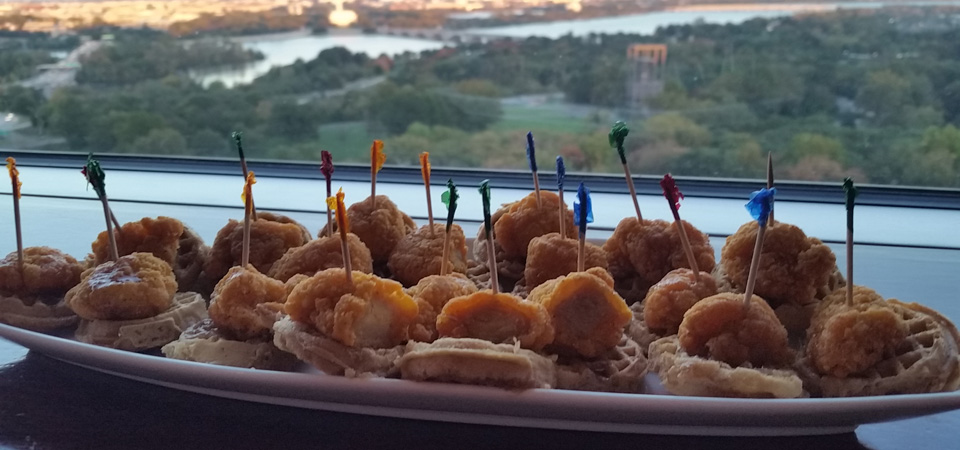chicken and waffles